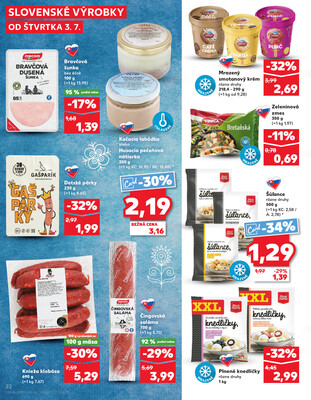 Kaufland 3.7. - 9.7. - Kaufland Prešov - Ľubotice