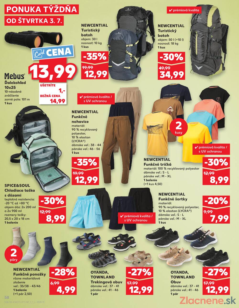 Leták Kaufland - Kaufland 3.7. - 9.7. - Kaufland Žilina - strana 58