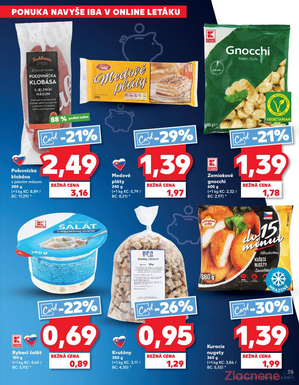 Leták Kaufland - Kaufland 3.7. - 9.7. - Kaufland Bratislava - Nové Mesto - strana 35
