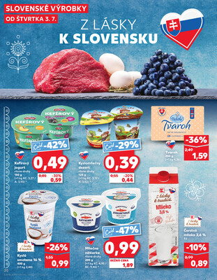 Kaufland 3.7. - 9.7. - Kaufland Levice