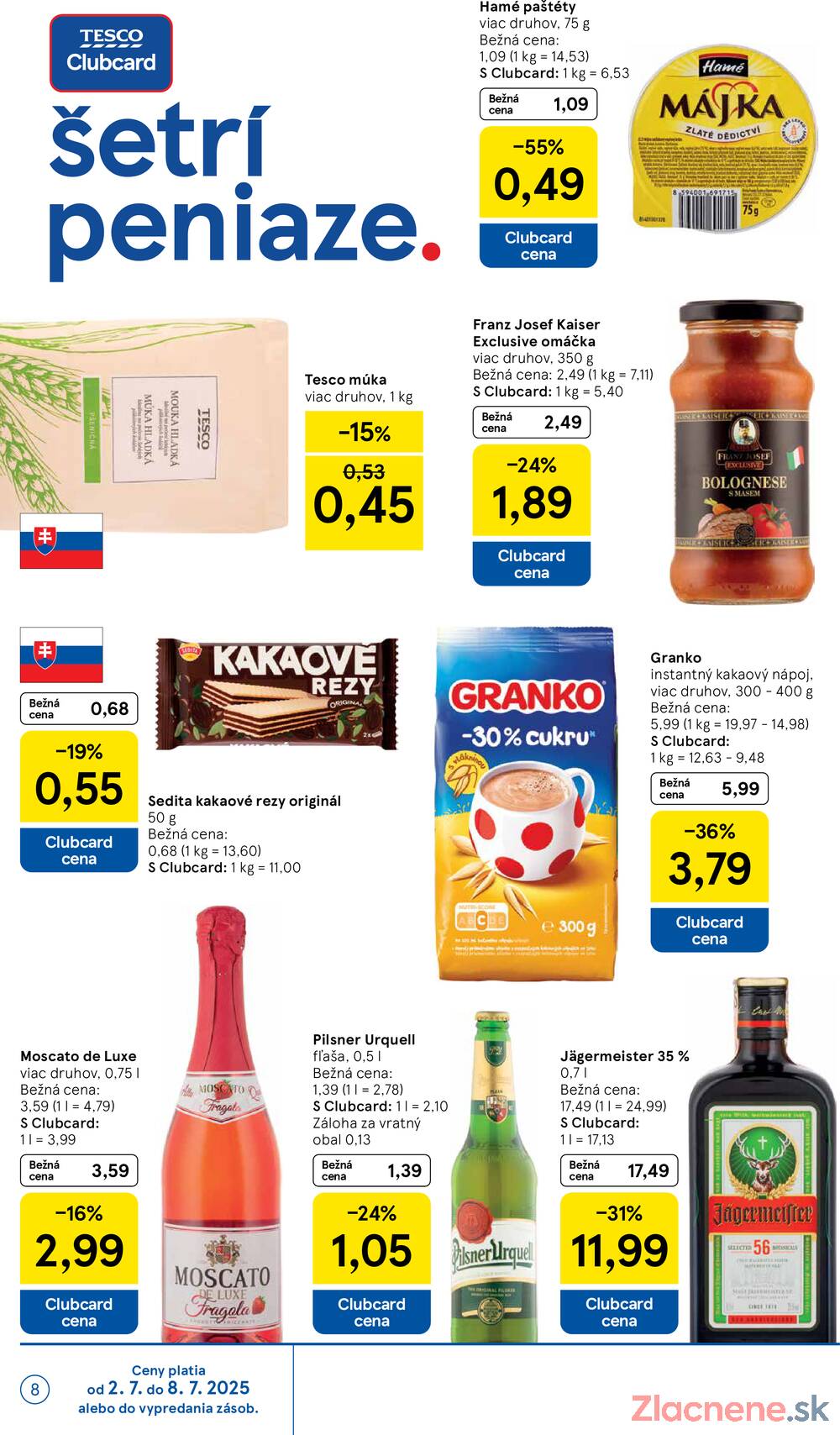 Leták Tesco - Tesco supermarkety od 2.7. do 8.7.2025 - strana 8