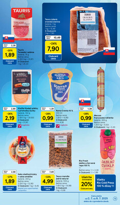 Leták Tesco
		  platný do 8.7.2025 - strana 19