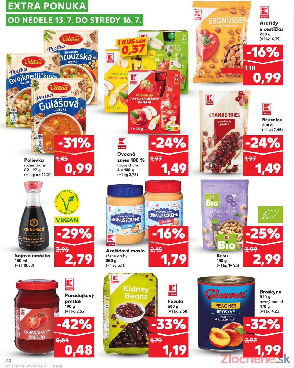 Leták Kaufland - Kaufland 10.7. - 16.7. - Kaufland Bardejov - strana 74