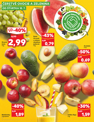 Kaufland 10.7. - 16.7. - Kaufland Bardejov
