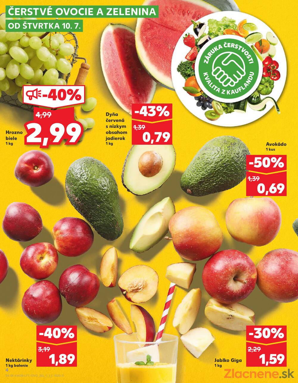 Leták Kaufland - Kaufland 10.7. - 16.7. - Kaufland Trebišov - strana 4
