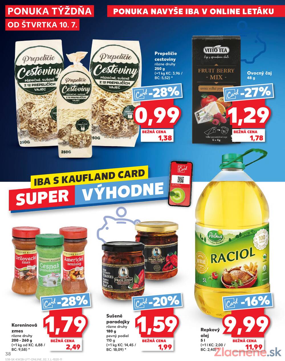 Leták Kaufland - Kaufland 10.7. - 16.7. - Kaufland Trebišov - strana 38