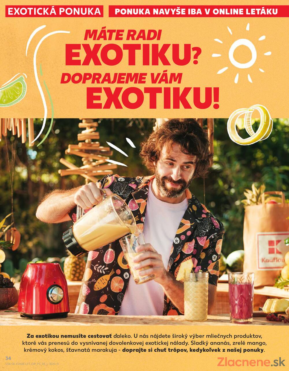 Leták Kaufland - Kaufland 10.7. - 16.7. - Kaufland Michalovce (Humenská cesta) - strana 34