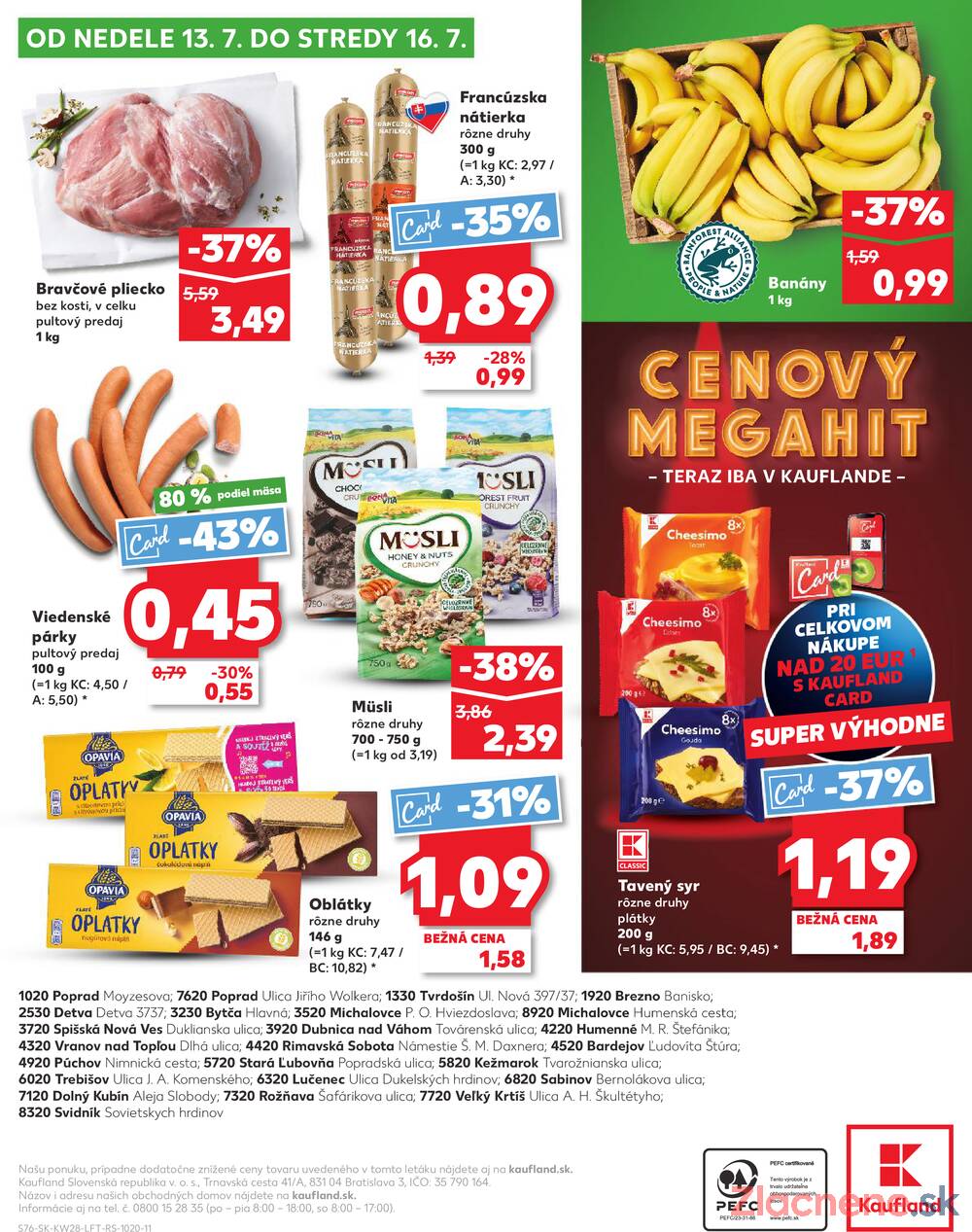 Leták Kaufland - Kaufland 10.7. - 16.7. - Kaufland Michalovce (Humenská cesta) - strana 76 Leták Kaufland - Kaufland 10.7. - 16.7. - Kaufland Michalovce (Humenská cesta) - strana 76