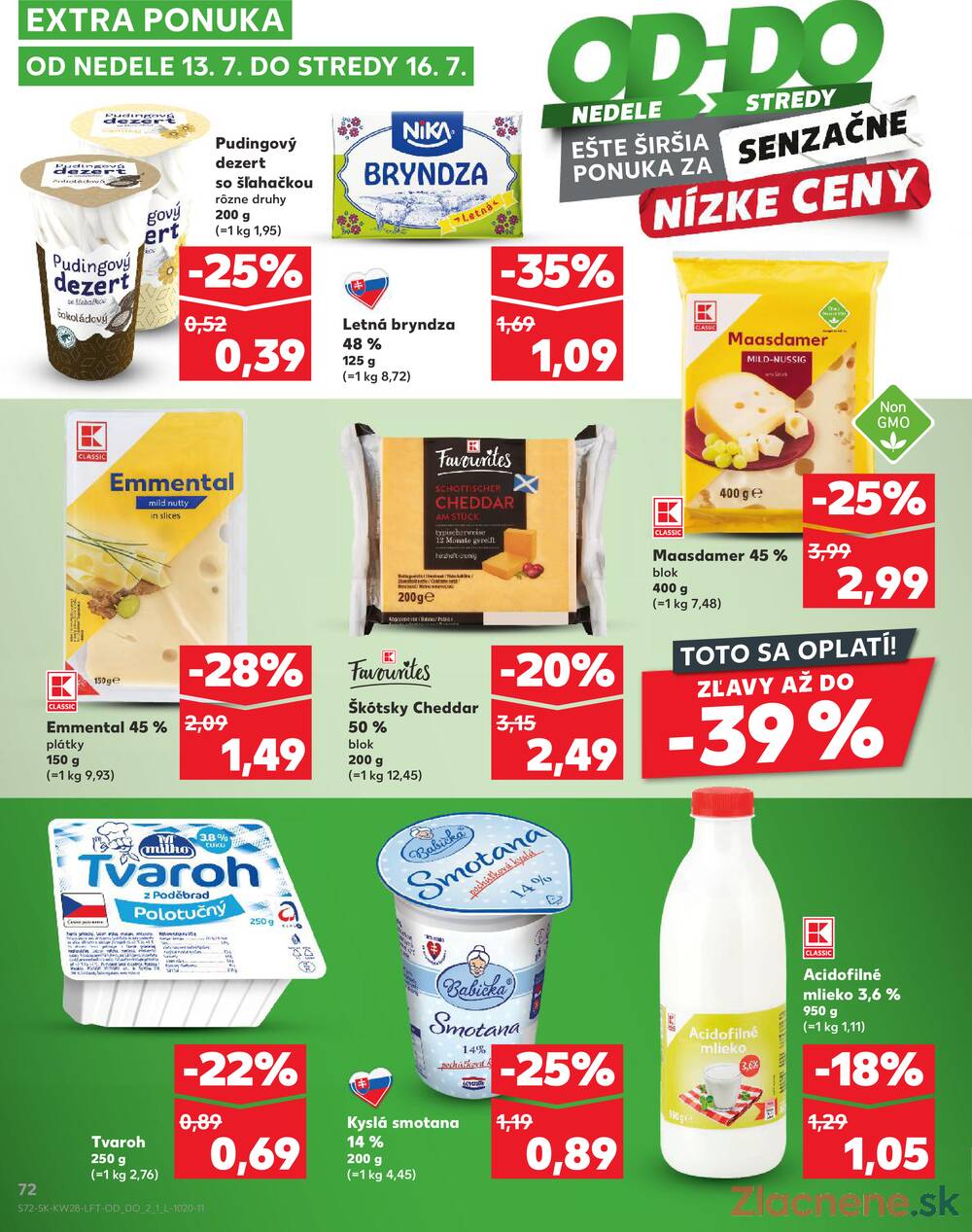 Leták Kaufland - Kaufland 10.7. - 16.7. - Kaufland Hlohovec - strana 72
