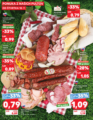 Kaufland 10.7. - 16.7. - Kaufland Hlohovec