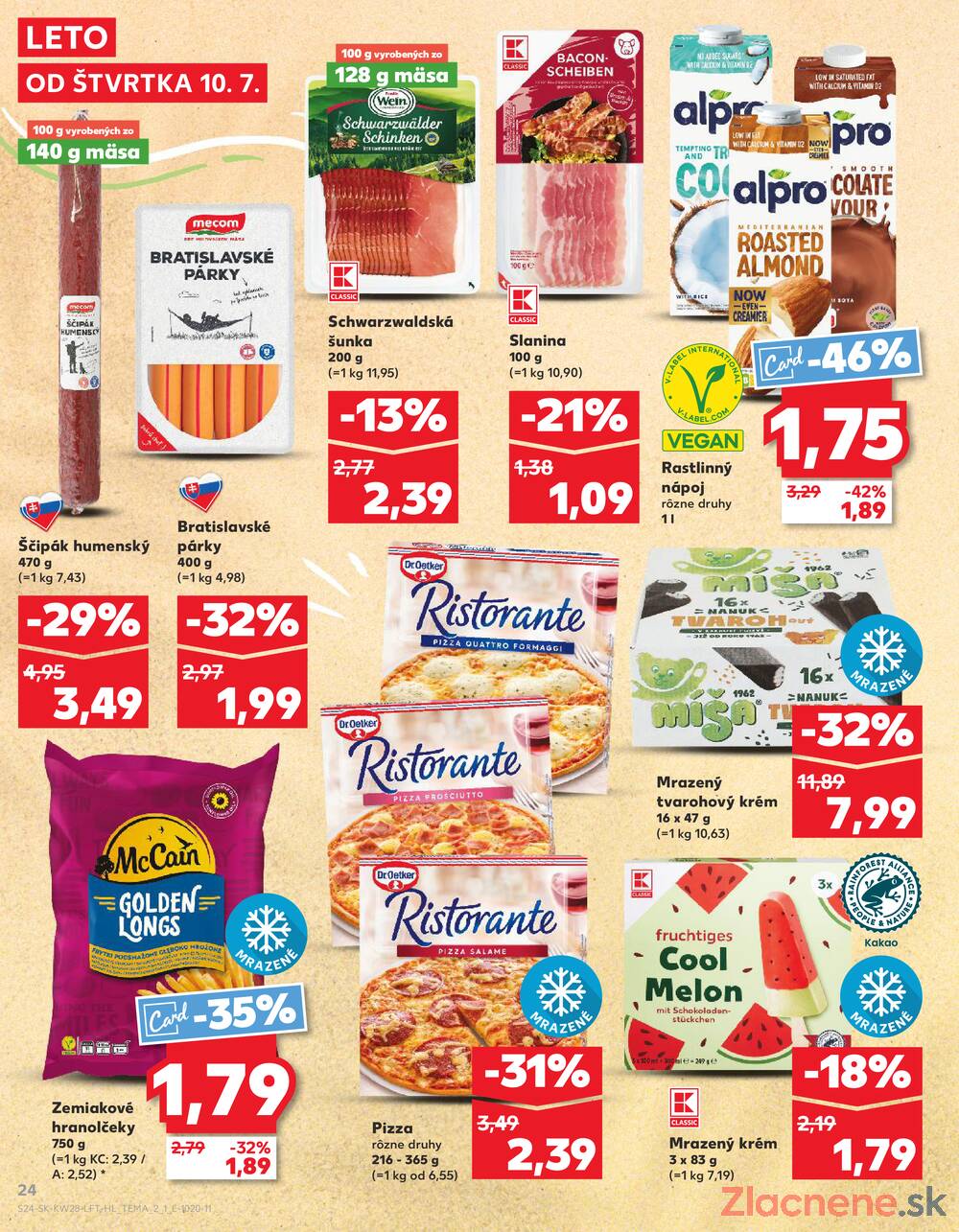 Leták Kaufland - Kaufland 10.7. - 16.7. - Bratislava-Patrónka - strana 24