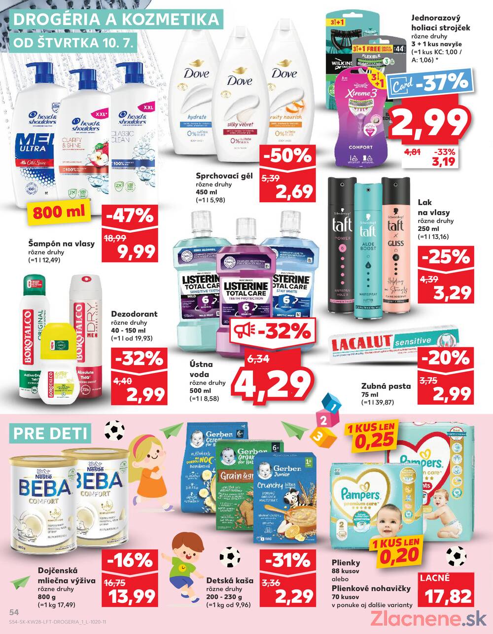 Leták Kaufland - Kaufland 10.7. - 16.7. - Bratislava-Patrónka - strana 54