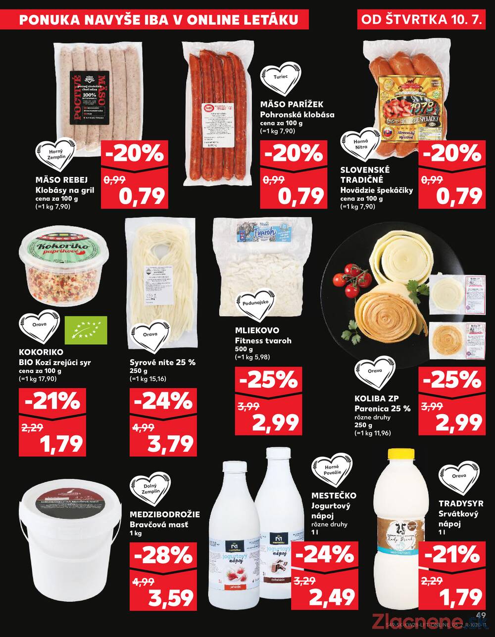 Leták Kaufland - Kaufland 10.7. - 16.7. - Kaufland Banská Bystrica - Radvaň - strana 49
