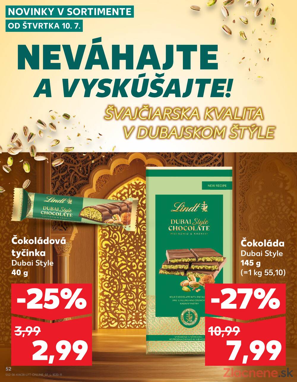 Leták Kaufland - Kaufland 10.7. - 16.7. - Kaufland Prešov - Sídlisko 3 - strana 52