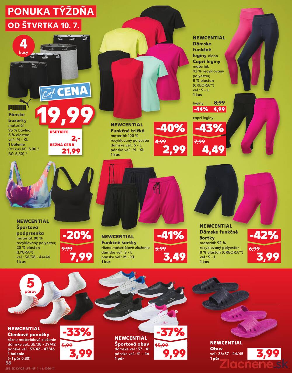 Leták Kaufland - Kaufland 10.7. - 16.7. - Kaufland Skalica - Mallého - strana 58