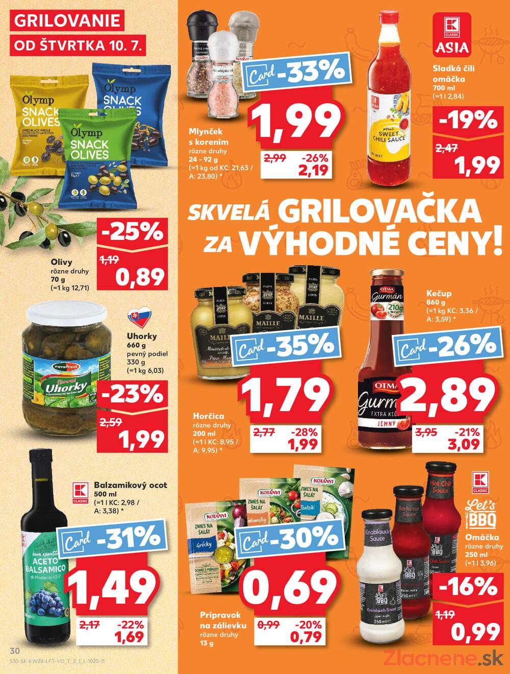 Leták Kaufland - Kaufland 10.7. - 16.7. - Kaufland Trnava - strana 30