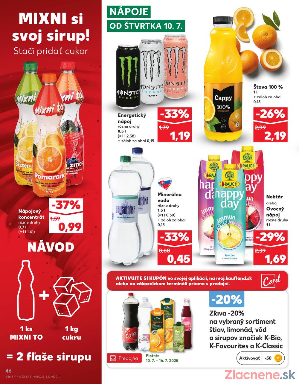 Leták Kaufland - Kaufland 10.7. - 16.7. - Kaufland Trnava - strana 46