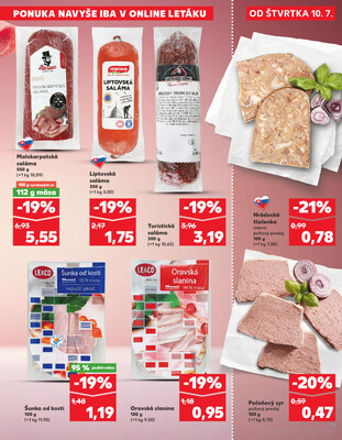 Kaufland 10.7. - 16.7. - Kaufland Trnava