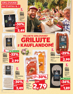 Kaufland 10.7. - 16.7. - Kaufland Trnava