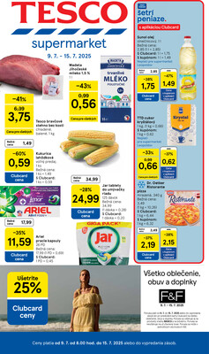 leták Tesco