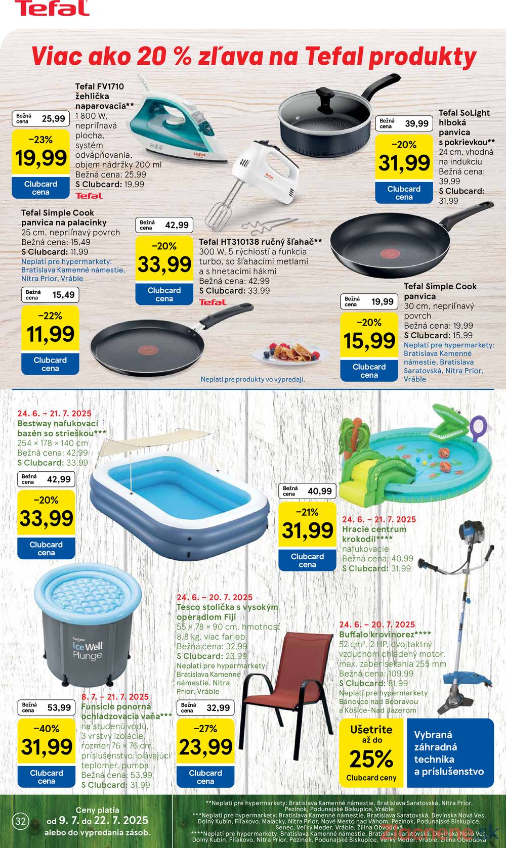 Leták Tesco - Tesco malé hypermarkety od 9.7. do 15.7.2025 - strana 32 Leták Tesco - Tesco malé hypermarkety od 9.7. do 15.7.2025 - strana 32