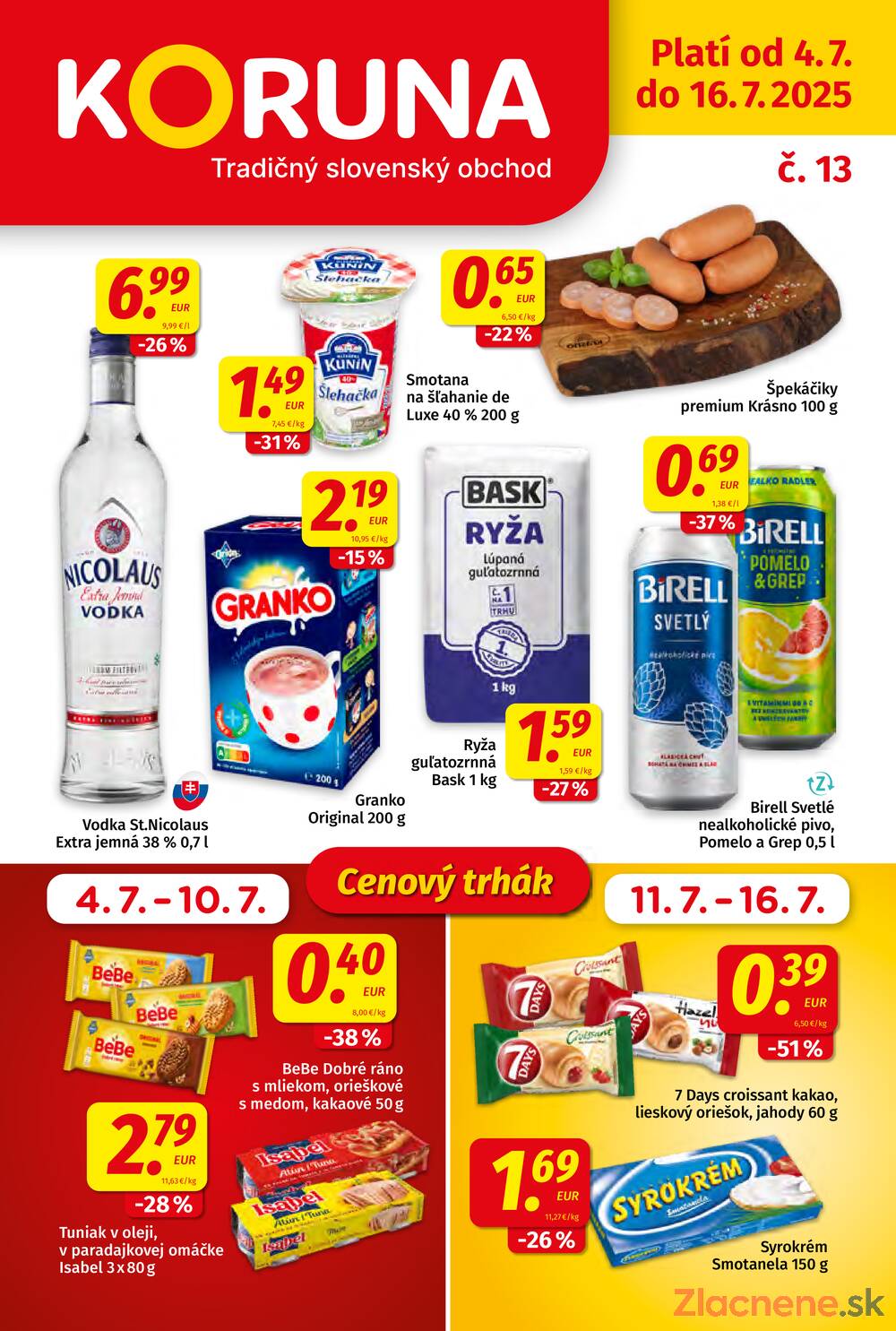 Leták KORUNA - KORUNA do 16.7. - strana 1