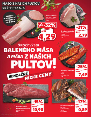 Kaufland 17.7. - 23.7. - Kaufland Poprad - Jiřího Wolkera
