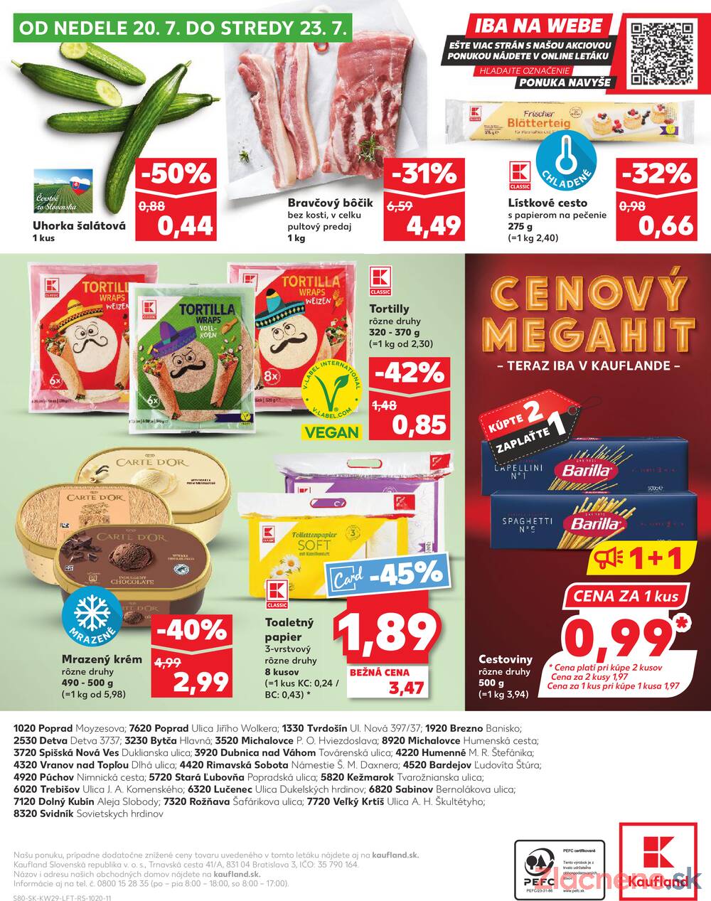 Leták Kaufland - Kaufland 17.7. - 23.7. - Kaufland Svidník - strana 80 Leták Kaufland - Kaufland 17.7. - 23.7. - Kaufland Svidník - strana 80