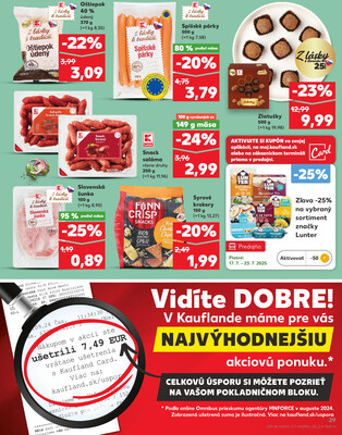 Kaufland 17.7. - 23.7. - Kaufland Svidník