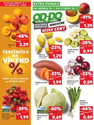 Kaufland 17.7. - 23.7. - Kaufland Svidník