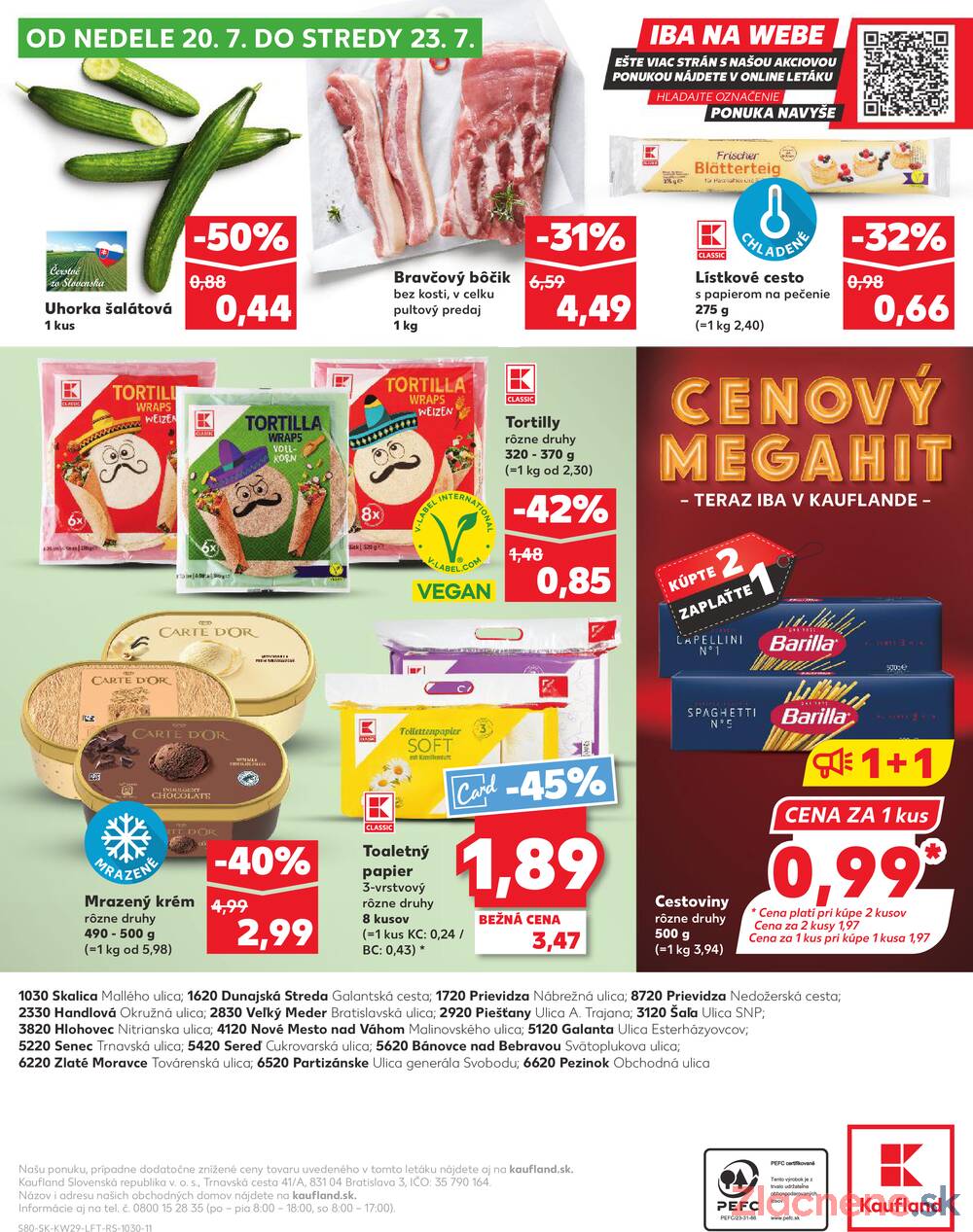 Leták Kaufland - Kaufland 17.7. - 23.7. - Kaufland Hlohovec - strana 80 Leták Kaufland - Kaufland 17.7. - 23.7. - Kaufland Hlohovec - strana 80