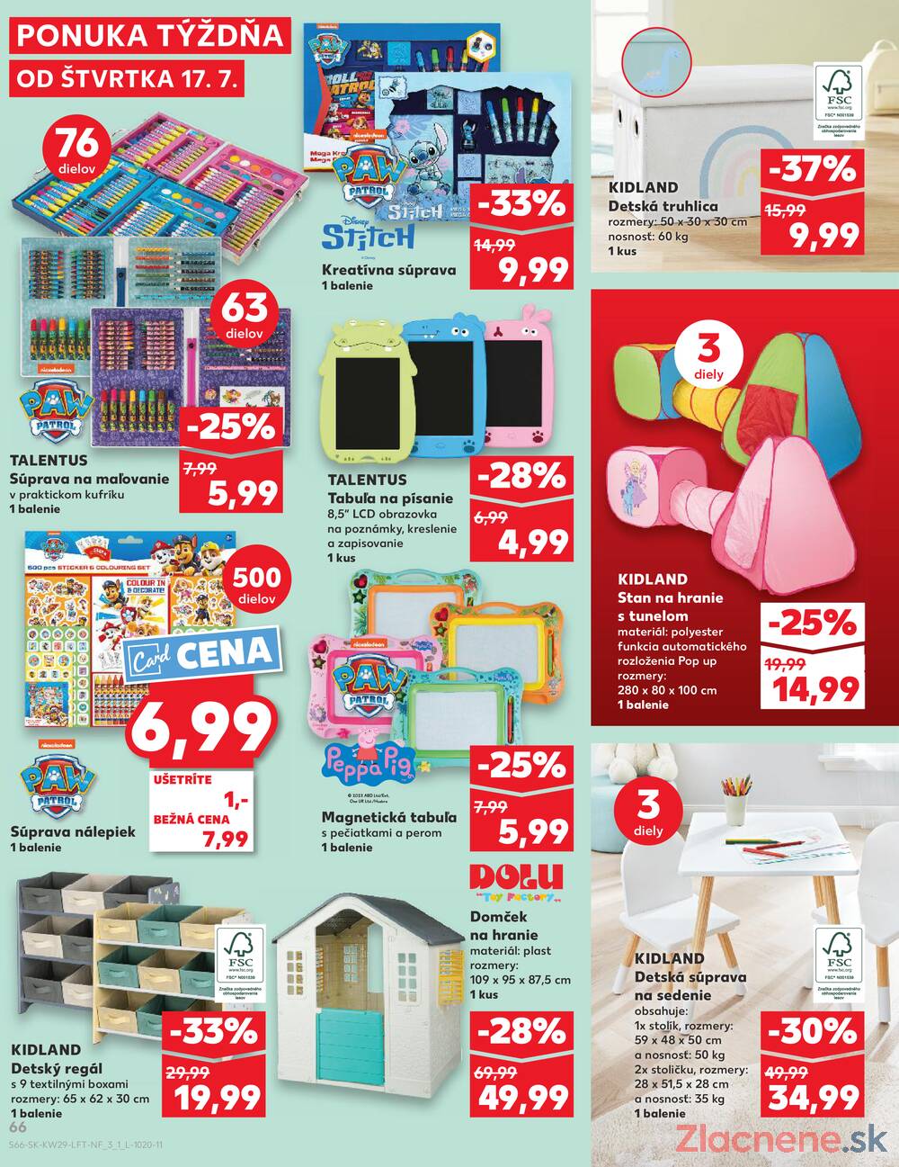 Leták Kaufland - Kaufland 17.7. - 23.7. - Kaufland Nové Mesto nad Váhom - strana 66