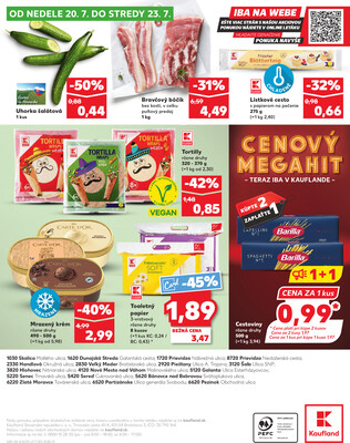 Kaufland 17.7. - 23.7. - Kaufland - Pezinok-Grinava