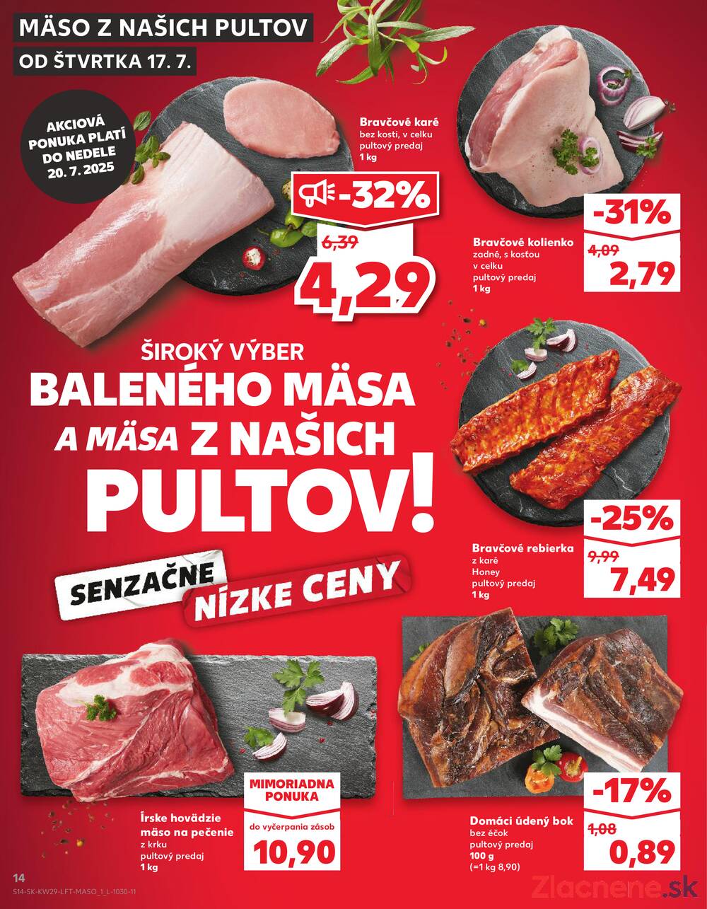 Leták Kaufland - Kaufland 17.7. - 23.7. - Kaufland Bratislava - Bory - strana 14