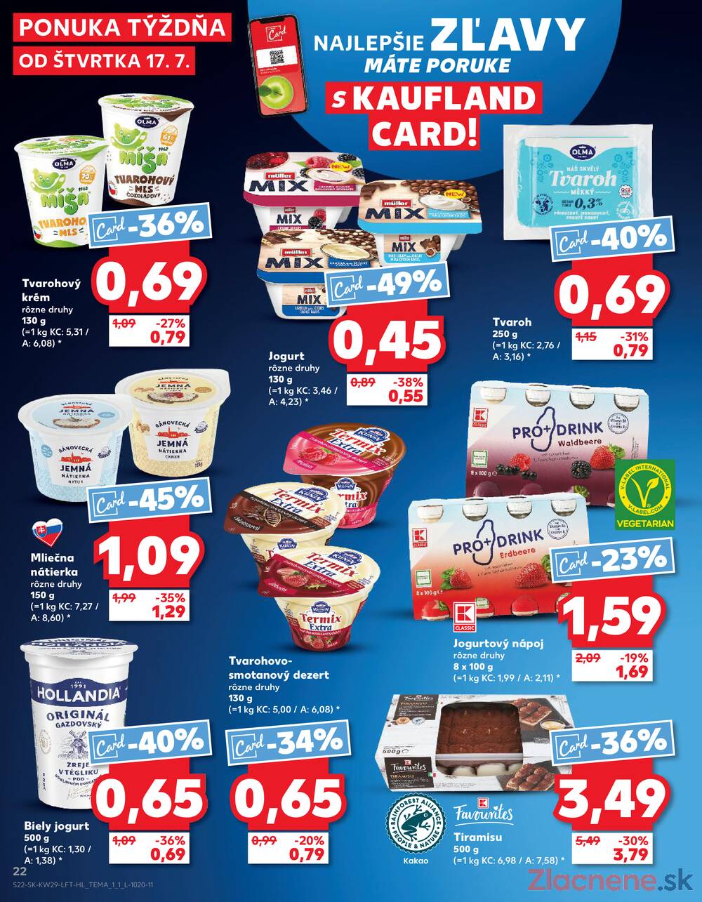 Leták Kaufland - Kaufland 17.7. - 23.7. - Kaufland Bratislava - Bory - strana 22