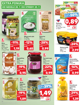 Kaufland 17.7. - 23.7. - Kaufland Komárno