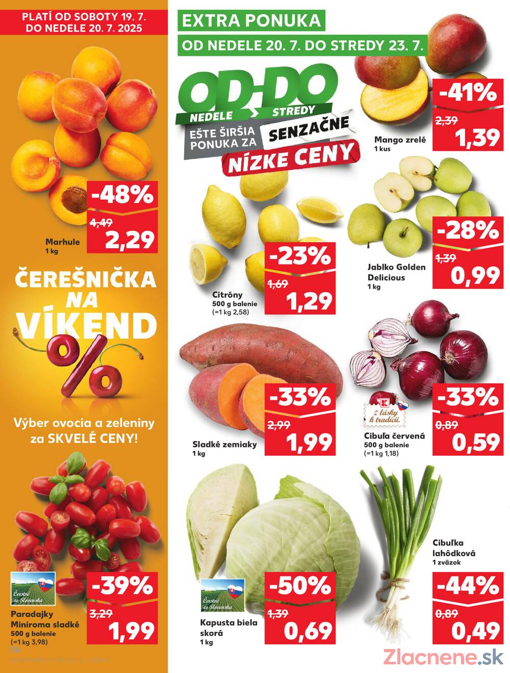 Leták Kaufland - Kaufland 17.7. - 23.7. - Bratislava-Patrónka - strana 74