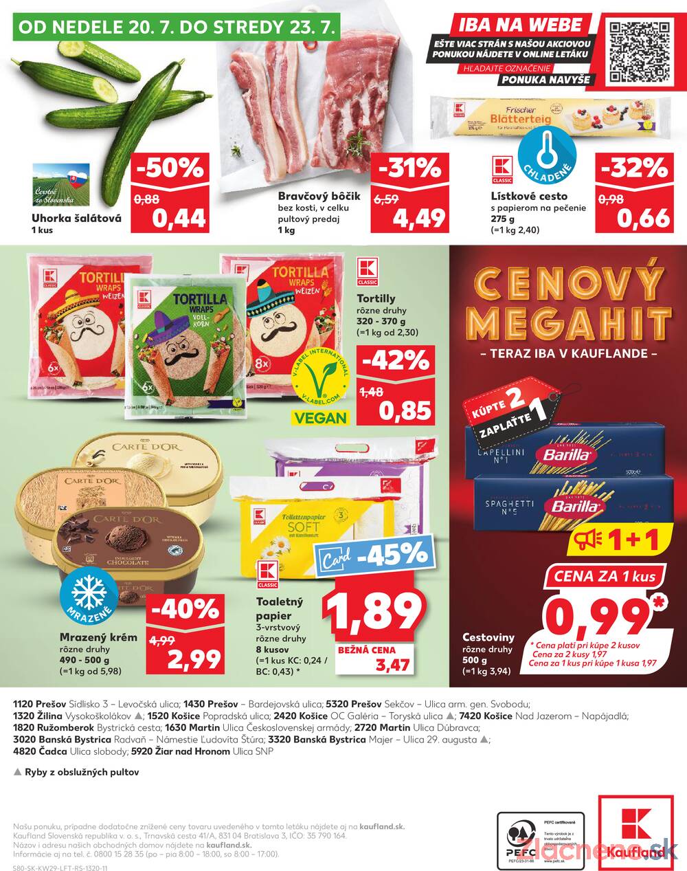 Leták Kaufland - Kaufland 17.7. - 23.7. - Kaufland Prešov - Ľubotice - strana 80 Leták Kaufland - Kaufland 17.7. - 23.7. - Kaufland Prešov - Ľubotice - strana 80