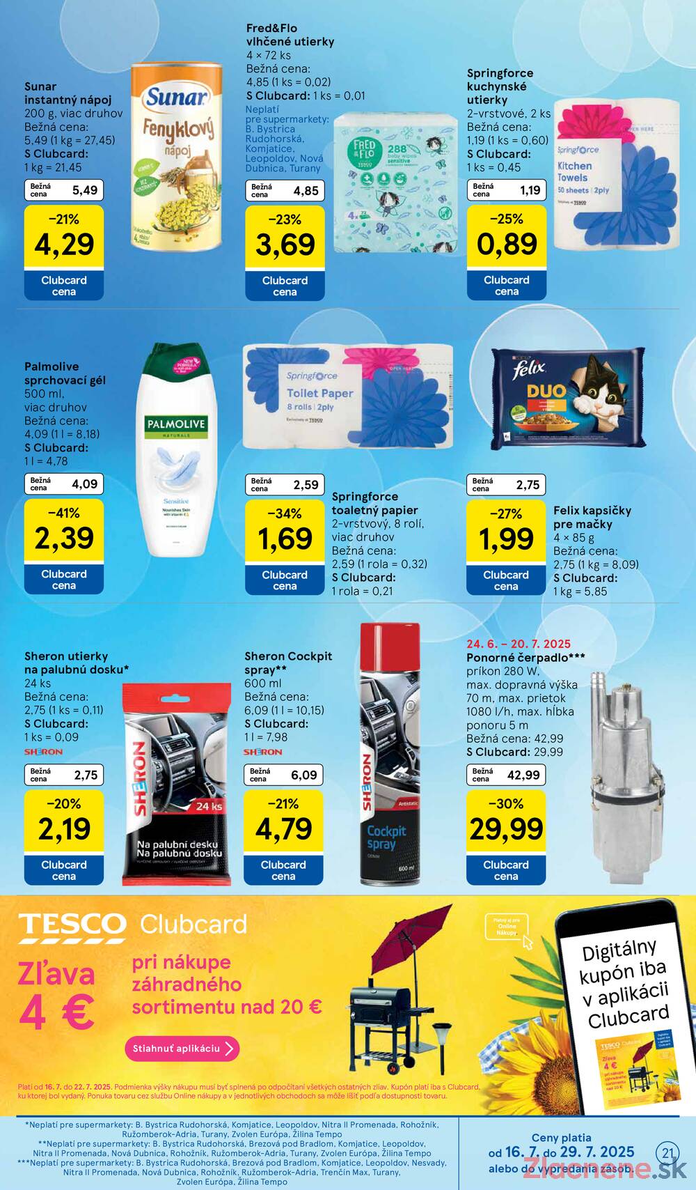 Leták Tesco - Tesco supermarkety od 16.7. do 22.7.2025 - strana 21 Leták Tesco - Tesco supermarkety od 16.7. do 22.7.2025 - strana 21
