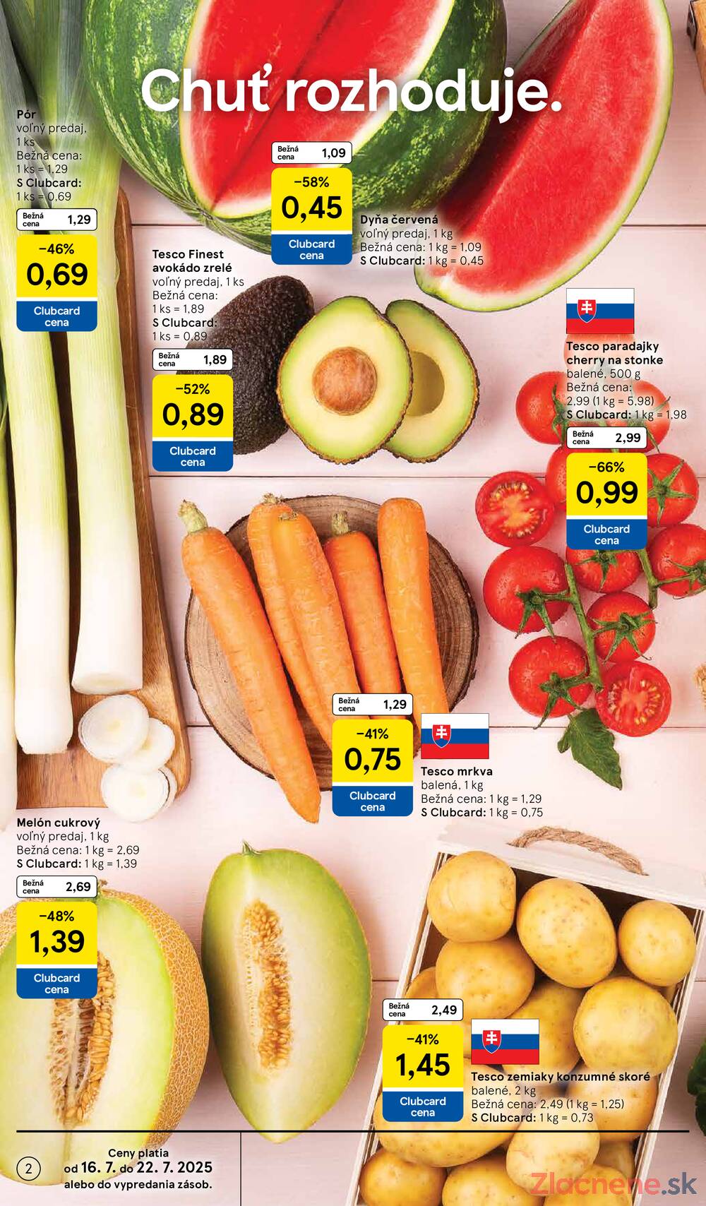 Leták Tesco - Tesco malé hypermarkety od 16.7. do 22.7.2025 - strana 2 Leták Tesco - Tesco malé hypermarkety od 16.7. do 22.7.2025 - strana 2