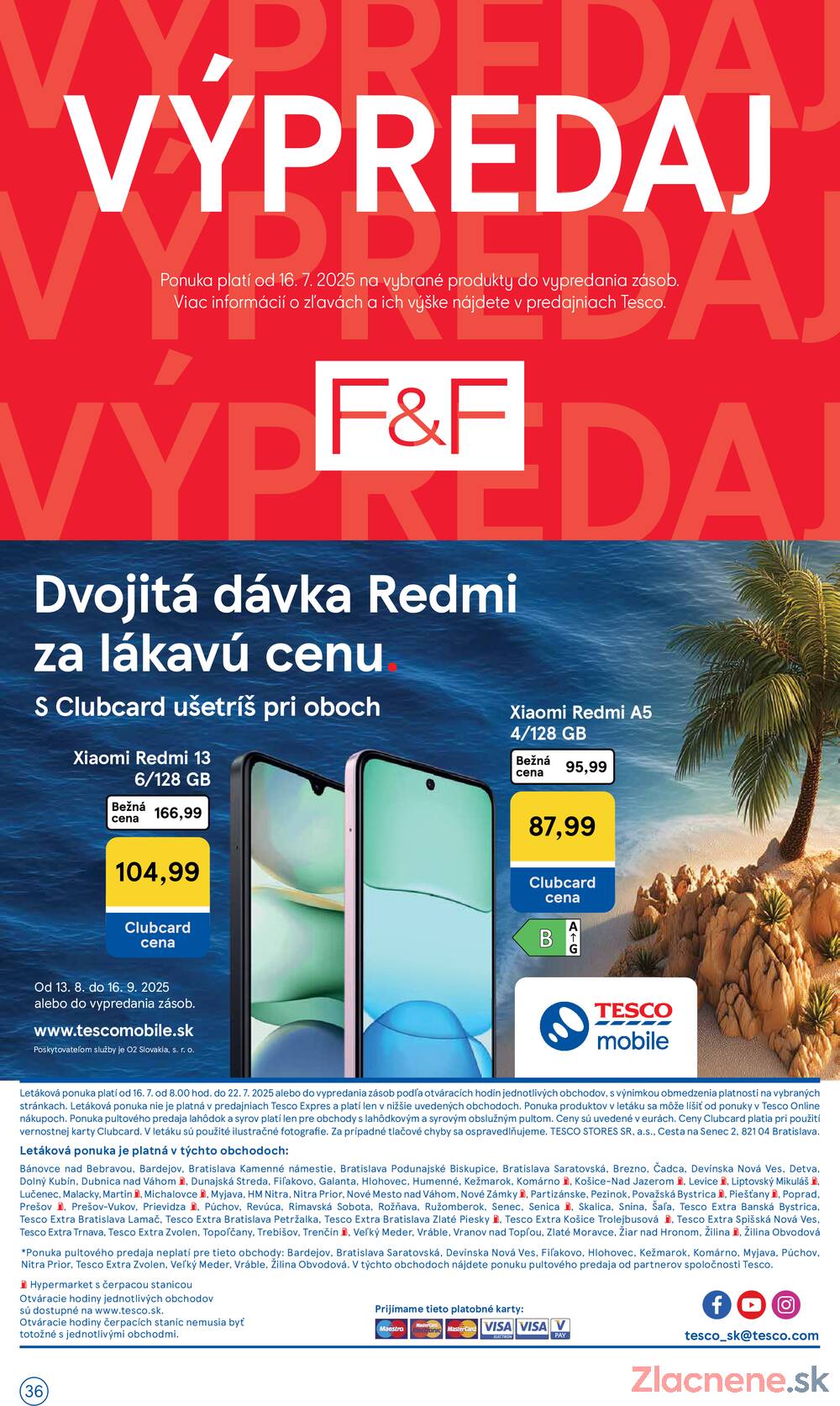 Leták Tesco - Tesco malé hypermarkety od 16.7. do 22.7.2025 - strana 36