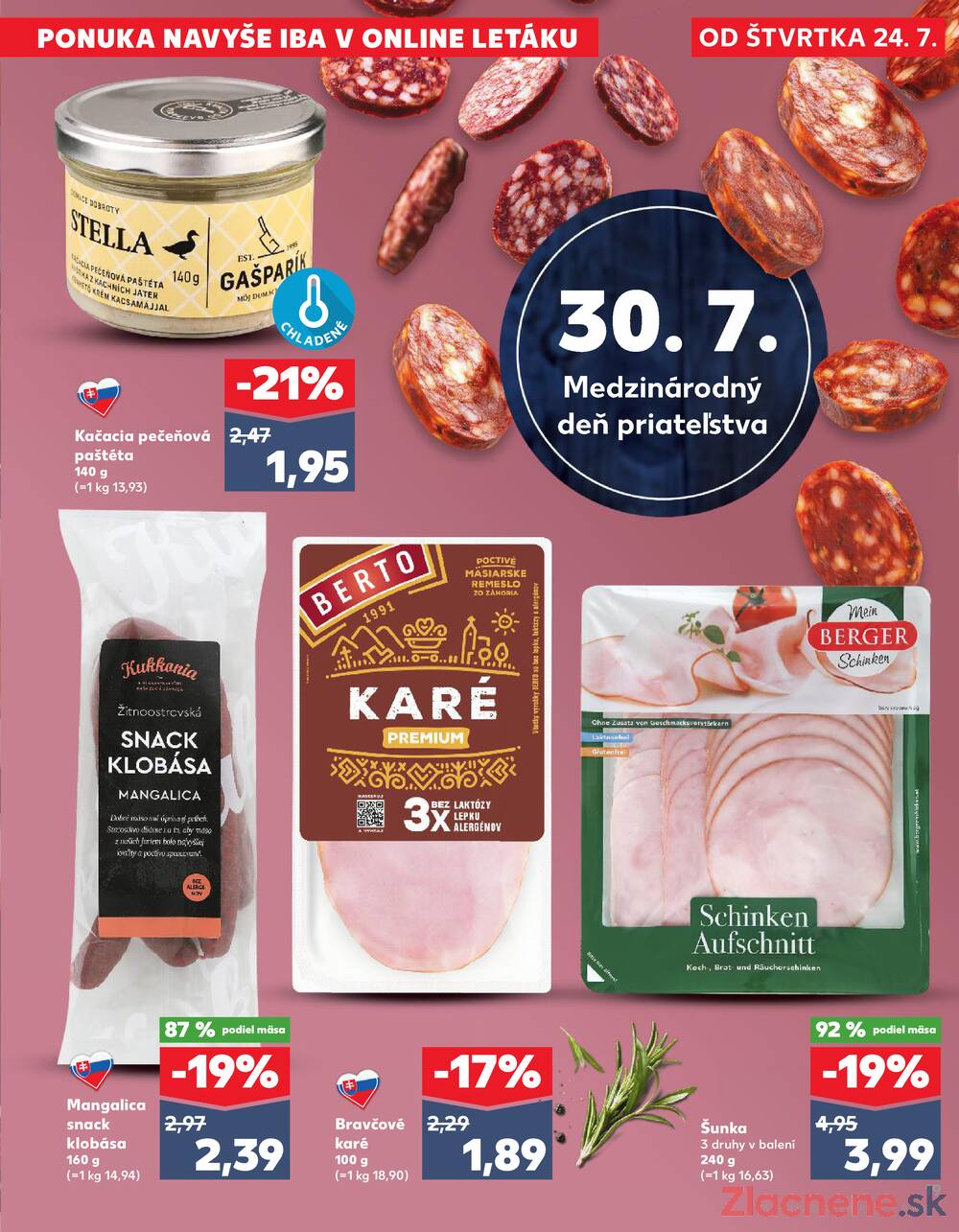 Leták Kaufland - Kaufland 24.7. - 30.7. - Kaufland Michalovce - strana 19