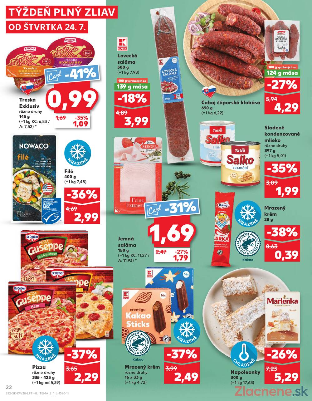 Leták Kaufland - Kaufland 24.7. - 30.7. - Kaufland Humenné - strana 22