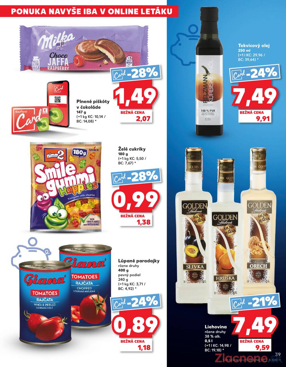 Leták Kaufland - Kaufland 24.7. - 30.7. - Kaufland Humenné - strana 39