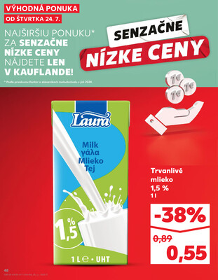 Kaufland 24.7. - 30.7. - Kaufland Humenné