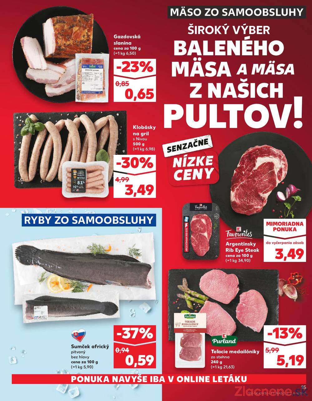 Leták Kaufland - Kaufland 24.7. - 30.7. - Kaufland Rimavská Sobota - strana 15