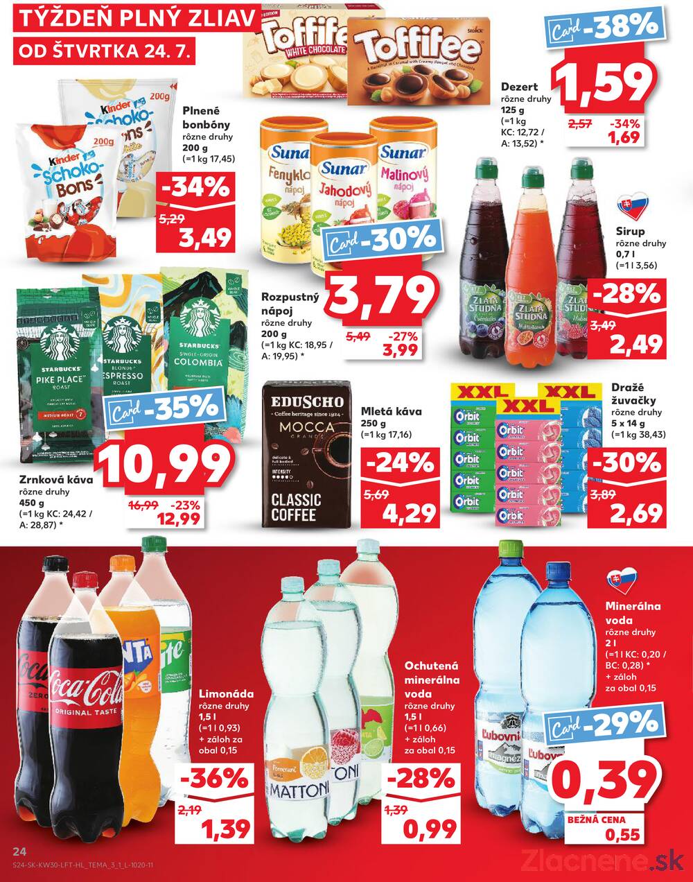 Leták Kaufland - Kaufland 24.7. - 30.7. - Kaufland Púchov - strana 24