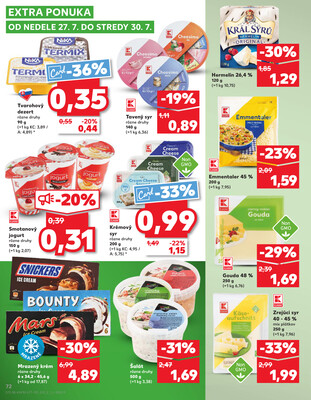 Kaufland 24.7. - 30.7. - Kaufland Púchov