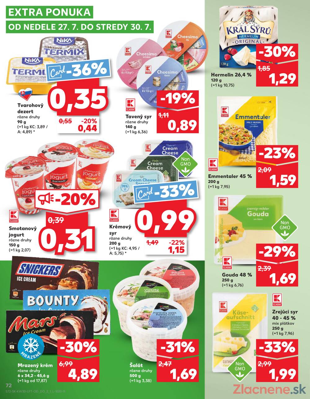 Leták Kaufland - Kaufland 24.7. - 30.7. - Kaufland Stará Ľubovňa - strana 72