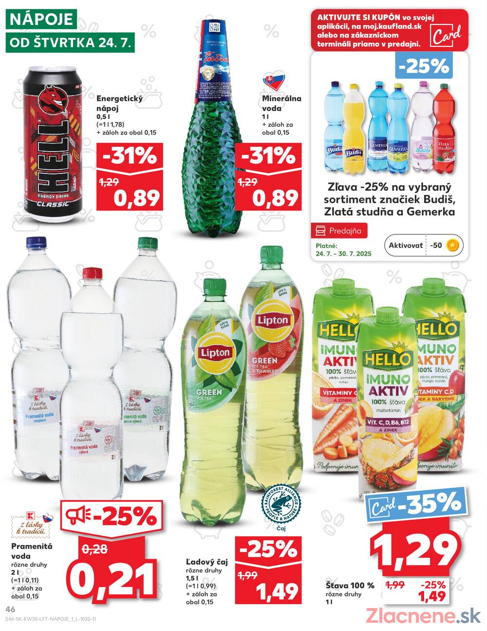 Leták Kaufland - Kaufland 24.7. - 30.7. - Kaufland (A. H. Škultétyho, Veľký Krtíš) - strana 46